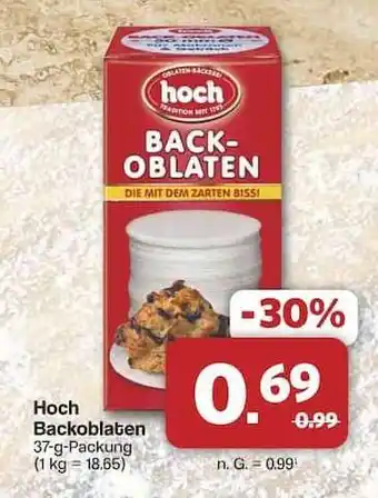 Famila Nord Ost Hoch Backoblaten Angebot