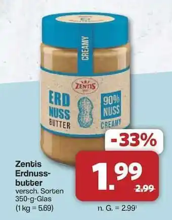 Famila Nord Ost ZENTIS Erdnussbutter Angebot