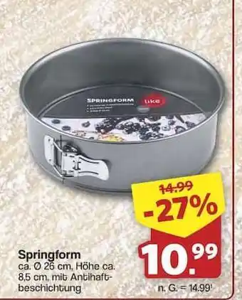 Famila Nord Ost Springform Angebot