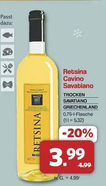Famila Nord Ost Retsina Cavino Savatiano Angebot