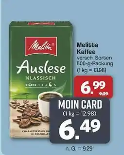 Famila Nord Ost Melitta Kaffee Angebot