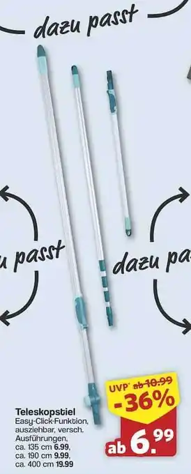 Famila Nord Ost Teleskopstiel Angebot