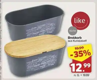 Famila Nord Ost Brotkorb aus Kunststoff Angebot