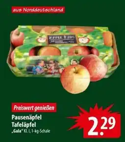 Famila Nord Ost Pausenäpfel Tafeläpfel Angebot