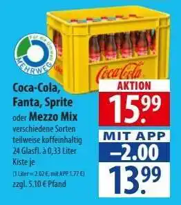 Famila Nord Ost Coca-Cola, Fanta, Sprite oder Mezzo Mix Angebot