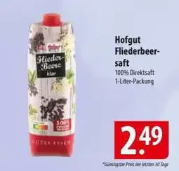 Famila Nord Ost Hofgut Fliederbeersaft Angebot