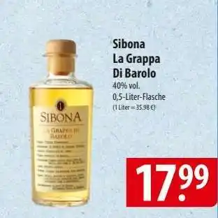 Famila Nord Ost Sibona La Grappa Di Barolo Angebot