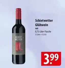 Famila Nord Ost Schietwetter Glühwein Angebot