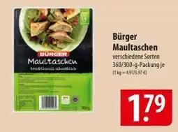 Famila Nord Ost BÜRGER Maultaschen Angebot