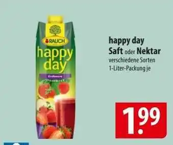 Famila Nord Ost Rauch Happy Day Saft oder Nektar Angebot