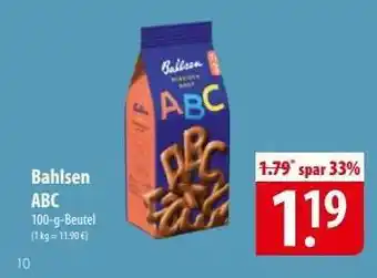 Famila Nord Ost Bahlsen ABC Angebot