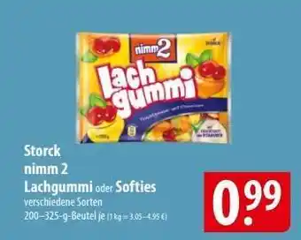 Famila Nord Ost STORCK Nimm 2 Lachgummi oder Softies Angebot
