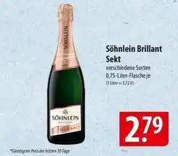 Famila Nord Ost SÖHNLEIN Brillant Sekt Angebot