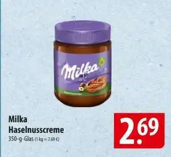 Famila Nord Ost MILKA Haselnusscreme Angebot