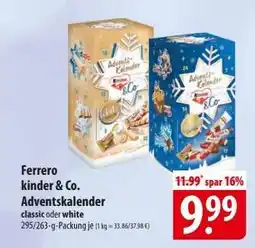 Famila Nord Ost FERRERO Kinder & Co Adventskalender Angebot