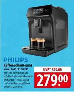 Famila Nord Ost PHILIPS Kaffeevollautomat Series 1200 EP1220/00 Angebot