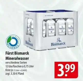 Famila Nord Ost Fürst Bismarck Mineralwasser Angebot