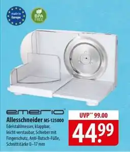 Famila Nord Ost emerio Allesschneider MS-125000 Angebot