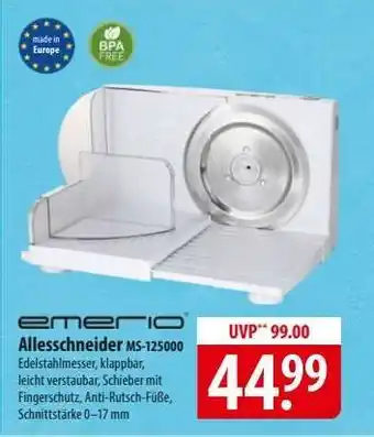 Famila Nord Ost emerio Allesschneider MS-125000 Angebot