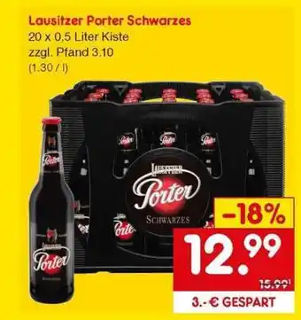 Netto Marken-Discount Lausitzer Porter Schwarzes Angebot
