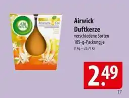 Famila Nord Ost Airwick Duftkerze Angebot