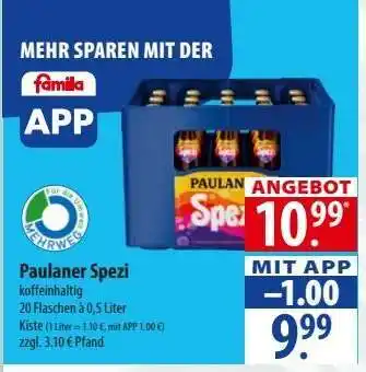 Famila Nord Ost Paulaner Spezi Angebot