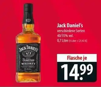 Famila Nord Ost Jack Daniel's Angebot