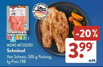 Aldi Süd MEINE METZGEREI Schnitzel Angebot