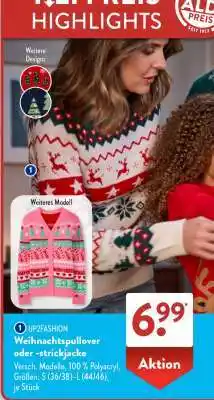 Aldi Süd Weihnachtspullover oder Strickjacke Angebot