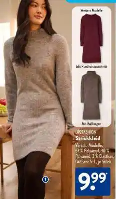 Aldi Süd UP2FASHION Strickkleid Angebot