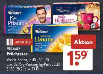 Aldi Süd MESSMER Früchtetee Angebot