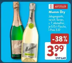 Aldi Süd Mumm Dry Angebot