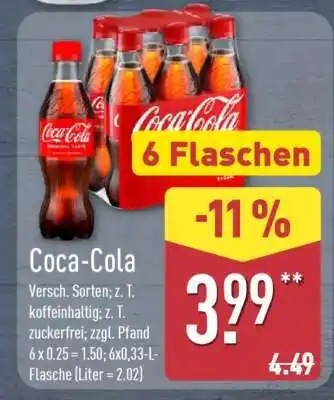 Aldi Nord Coca-Cola Angebot