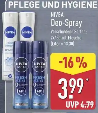 Aldi Nord Nivea Deo Spray Angebot