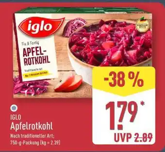 Aldi Nord IGLO Apfelrotkohl Angebot
