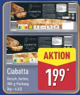Aldi Nord Ciabatta Angebot