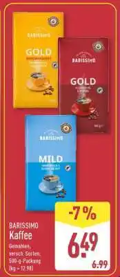 Aldi Nord BARISSIMO Kaffee Angebot