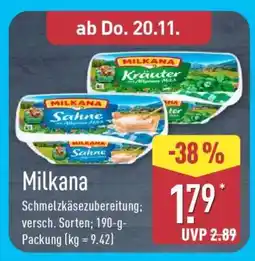 Aldi Nord Milkana Angebot