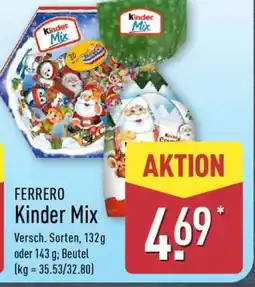 Aldi Nord Ferrero kinder Mix Angebot