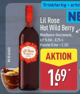 Aldi Nord Lil Rose Hot Wild Berry Angebot
