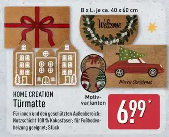 Aldi Nord HOME CREATION Türmatte Angebot