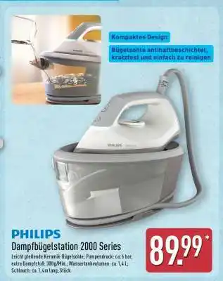 Aldi Nord PHILIPS Dampfbügelstation 2000 Series Angebot