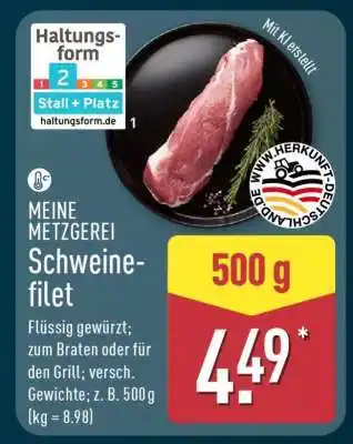 Aldi Nord Schweinefilet Angebot