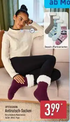 Aldi Nord UP2FASHION Antirutsch-Socken Angebot