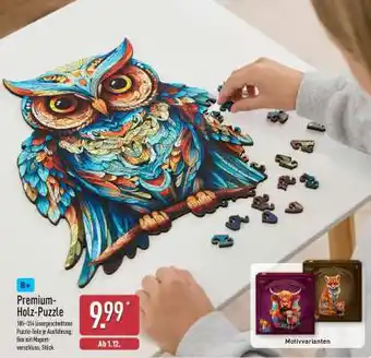 Aldi Nord Premium- Holz- Puzzle Angebot