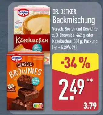 Aldi Nord Dr. Oetker Backmischung Angebot
