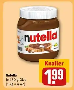 REWE nutella Angebot