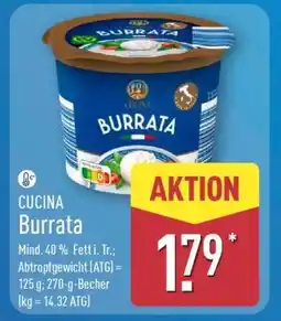 Aldi Nord Cucina Burrata Angebot