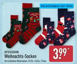 Aldi Nord UP2FASHION Weihnachts-Socken Angebot