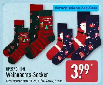 Aldi Nord UP2FASHION Weihnachts-Socken Angebot